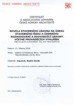 Novela stavebního zákona